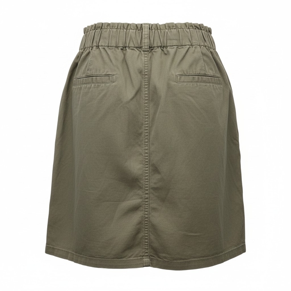 LOFT Utility Skirt In Olive- Cotton Size 14 NWOT-$68 Retail - Picture 4 of 7